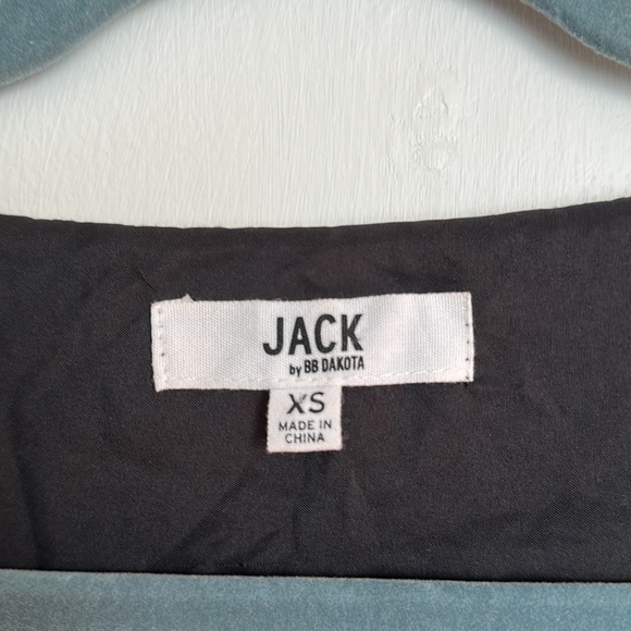 JACK by BB DAKOTA black and gold mesh A line dress - Picture 3 of 4